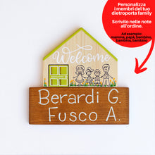 Carica l'immagine nel visualizzatore di Gallery, Dietroporta legno & verde acido