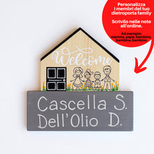 Carica l'immagine nel visualizzatore di Gallery, Dietroporta legno & nero