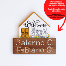 Carica l'immagine nel visualizzatore di Gallery, Dietroporta bianco & giallo senape