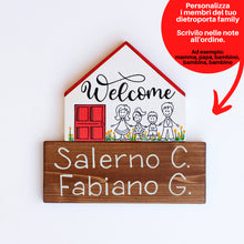 Carica l'immagine nel visualizzatore di Gallery, Dietroporta bianco & rosso