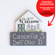 Carica l'immagine nel visualizzatore di Gallery, Dietroporta bianco & verde Tiffany