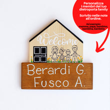 Carica l'immagine nel visualizzatore di Gallery, Dietroporta legno & nero