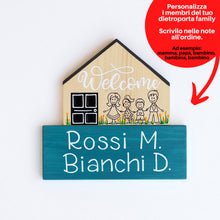 Carica l'immagine nel visualizzatore di Gallery, Dietroporta legno & nero