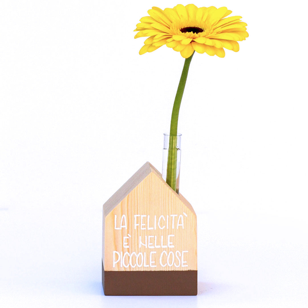 Casetta monofiore cioccolato