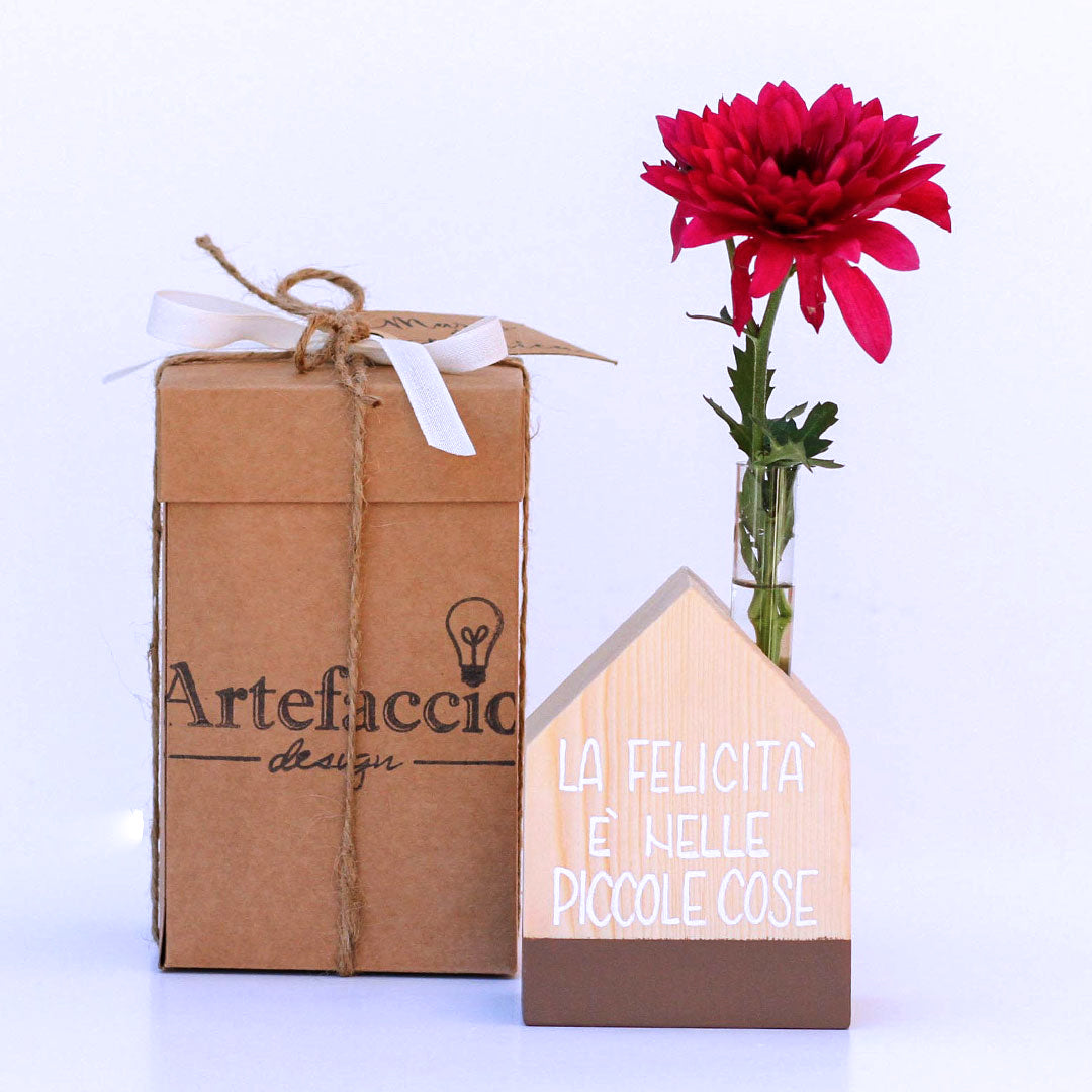 Casetta monofiore cioccolato