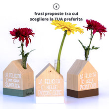 Carica l'immagine nel visualizzatore di Gallery, Casetta monofiore cioccolato