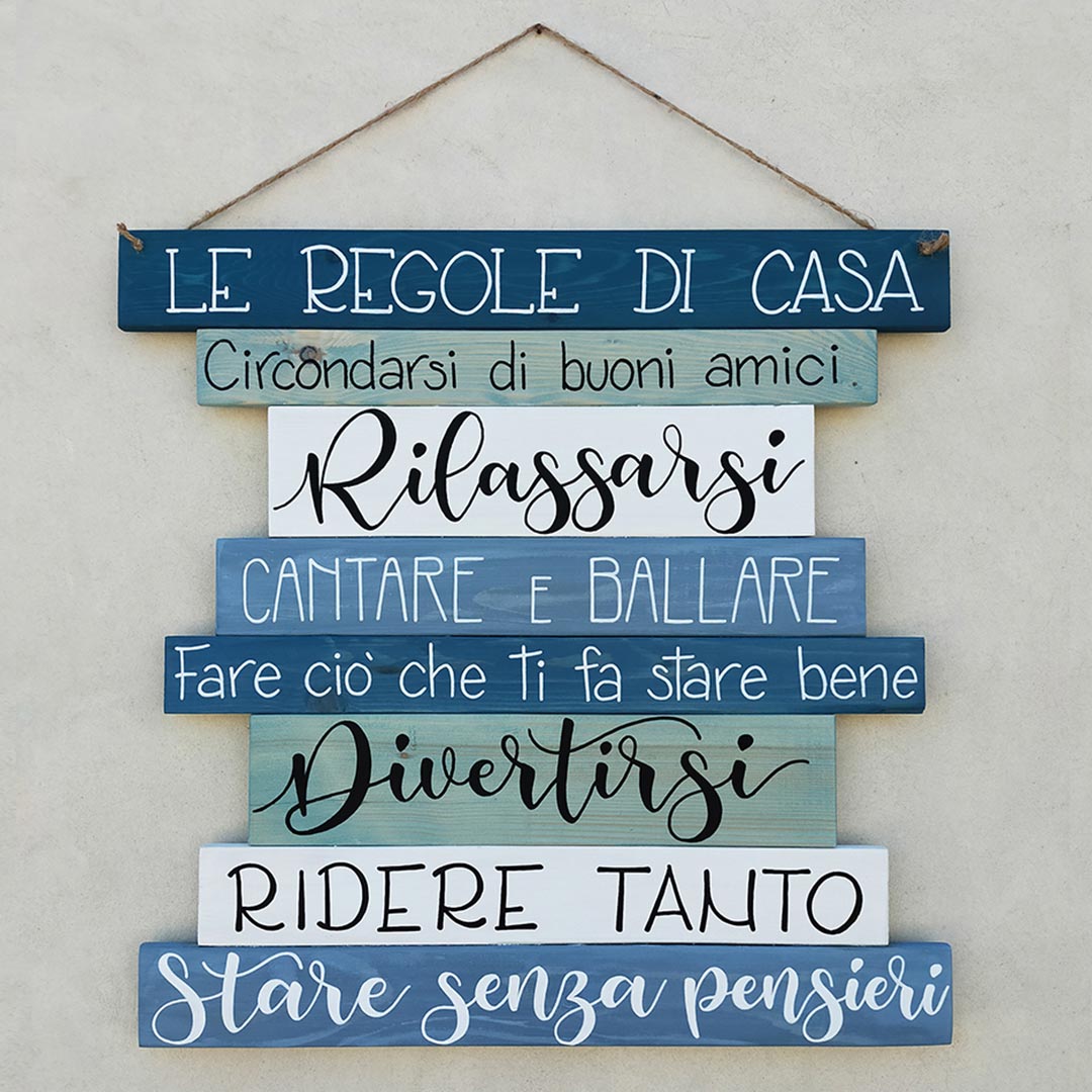 Regole di Casa - Azzurro Santorini