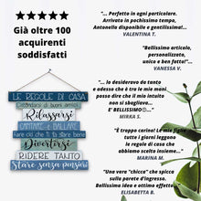 Carica l'immagine nel visualizzatore di Gallery, Regole di Casa - Azzurro Santorini