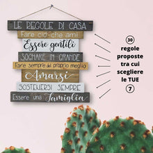 Carica l'immagine nel visualizzatore di Gallery, Regole di Casa - Grigio Fumè