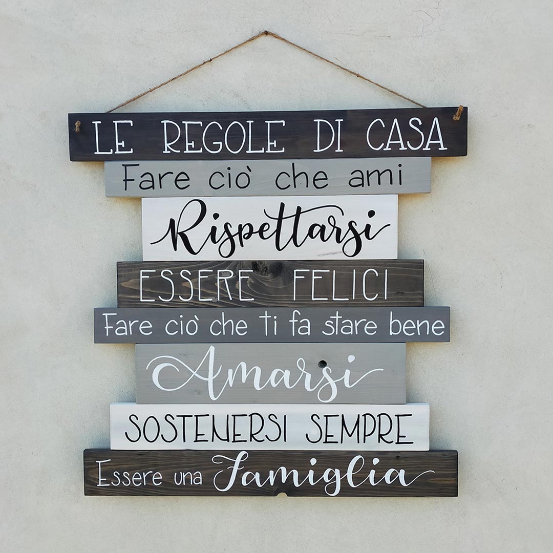 Regole di Casa - Nero Grigio