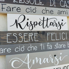 Carica l'immagine nel visualizzatore di Gallery, Regole di Casa - Nero Grigio