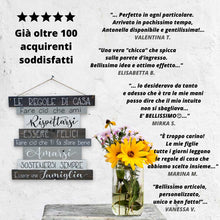 Carica l'immagine nel visualizzatore di Gallery, Regole di Casa - Nero Grigio