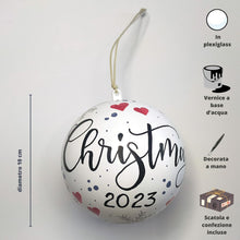 Carica l'immagine nel visualizzatore di Gallery, Pallina Decorativa Bianca
