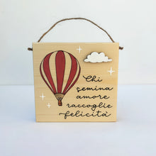 Carica l'immagine nel visualizzatore di Gallery, Quadrapensieri | Mongolfiera con nuvoletta
