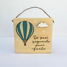 Carica l'immagine nel visualizzatore di Gallery, Quadrapensieri | Mongolfiera con nuvoletta
