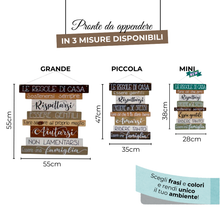 Carica l'immagine nel visualizzatore di Gallery, Regole di Casa - Noce Petrolio
