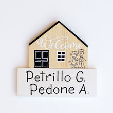 Carica l'immagine nel visualizzatore di Gallery, Dietroporta legno &amp; nero
