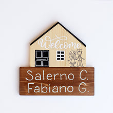 Carica l'immagine nel visualizzatore di Gallery, Dietroporta legno &amp; nero
