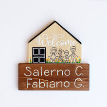 Carica l'immagine nel visualizzatore di Gallery, Dietroporta legno &amp; nero
