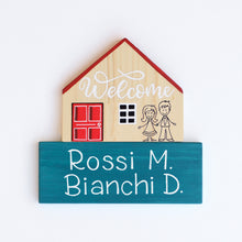 Carica l'immagine nel visualizzatore di Gallery, Dietroporta legno &amp; rosso
