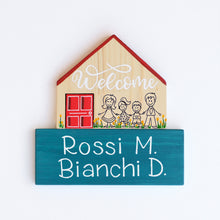 Carica l'immagine nel visualizzatore di Gallery, Dietroporta legno &amp; rosso
