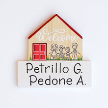 Carica l'immagine nel visualizzatore di Gallery, Dietroporta legno &amp; rosso
