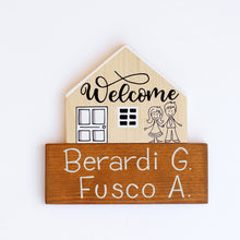 Carica l'immagine nel visualizzatore di Gallery, Dietroporta legno &amp; bianco
