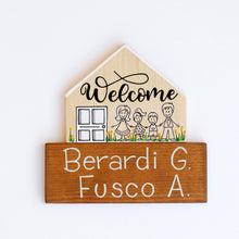 Carica l'immagine nel visualizzatore di Gallery, Dietroporta legno &amp; bianco
