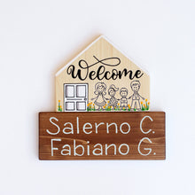 Carica l'immagine nel visualizzatore di Gallery, Dietroporta legno &amp; bianco
