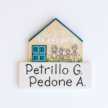 Carica l'immagine nel visualizzatore di Gallery, Dietroporta legno &amp; blu petrolio
