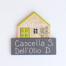 Carica l'immagine nel visualizzatore di Gallery, Dietroporta legno &amp; verde acido
