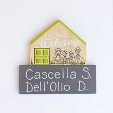 Carica l'immagine nel visualizzatore di Gallery, Dietroporta legno &amp; verde acido
