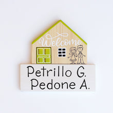 Carica l'immagine nel visualizzatore di Gallery, Dietroporta legno &amp; verde acido
