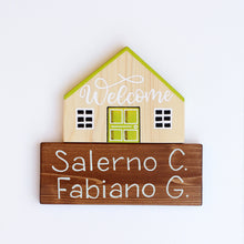 Carica l'immagine nel visualizzatore di Gallery, Dietroporta legno &amp; verde acido
