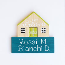 Carica l'immagine nel visualizzatore di Gallery, Dietroporta legno &amp; verde acido
