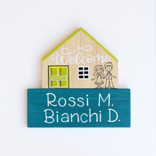 Carica l'immagine nel visualizzatore di Gallery, Dietroporta legno &amp; verde acido
