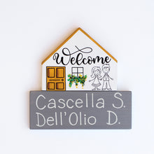 Carica l'immagine nel visualizzatore di Gallery, Dietroporta bianco &amp; giallo senape
