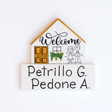 Carica l'immagine nel visualizzatore di Gallery, Dietroporta bianco &amp; giallo senape
