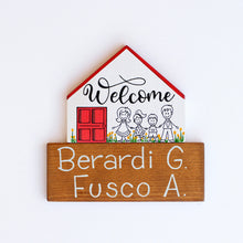 Carica l'immagine nel visualizzatore di Gallery, Dietroporta bianco &amp; rosso
