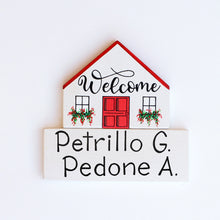 Carica l'immagine nel visualizzatore di Gallery, Dietroporta bianco &amp; rosso
