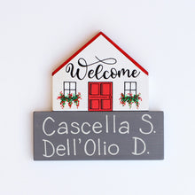 Carica l'immagine nel visualizzatore di Gallery, Dietroporta bianco &amp; rosso
