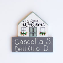 Carica l'immagine nel visualizzatore di Gallery, Dietroporta bianco &amp; verde Tiffany
