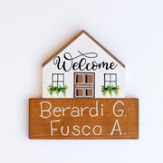 Dietroporta bianco & marroncino