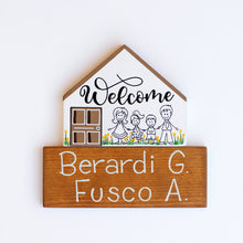 Carica l'immagine nel visualizzatore di Gallery, Dietroporta bianco &amp; marroncino
