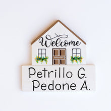 Carica l'immagine nel visualizzatore di Gallery, Dietroporta bianco &amp; marroncino
