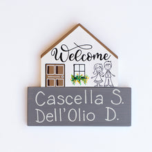 Carica l'immagine nel visualizzatore di Gallery, Dietroporta bianco &amp; marroncino
