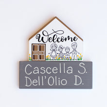 Carica l'immagine nel visualizzatore di Gallery, Dietroporta bianco &amp; marroncino
