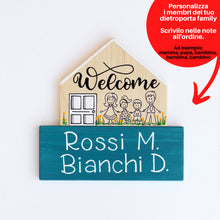 Carica l'immagine nel visualizzatore di Gallery, Dietroporta legno &amp; bianco
