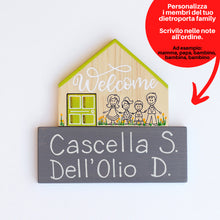 Carica l'immagine nel visualizzatore di Gallery, Dietroporta legno &amp; verde acido
