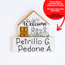 Carica l'immagine nel visualizzatore di Gallery, Dietroporta bianco &amp; giallo senape
